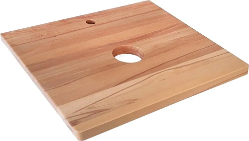 Тумба с раковиной STWORKI Берген 60 белая со светлой столешницей, Moon 1 549364 Тумба с раковиной STWORKI Берген 60 белая со светлой столешницей, Moon 1 549364