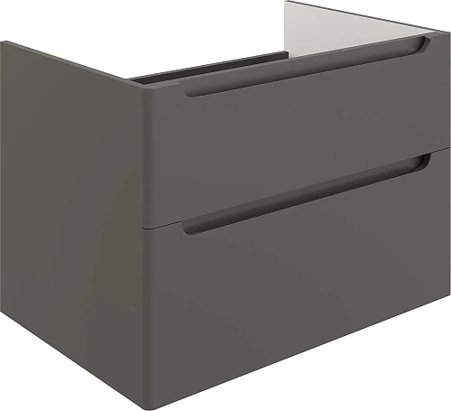 Тумба с раковиной STWORKI Берген 80 серая с темной столешницей, с раковиной на выбор 549478 Тумба с раковиной STWORKI Берген 80 серая с темной столешницей, с раковиной на выбор 549478