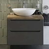 Тумба с раковиной STWORKI Берген 80 серая со светлой столешницей, Moduo 55 Leaf 549474 Тумба с раковиной STWORKI Берген 80 серая со светлой столешницей, Moduo 55 Leaf 549474