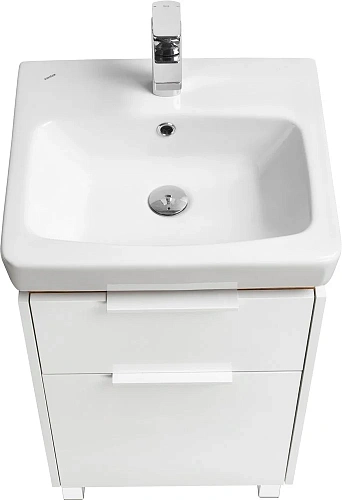 Тумба с раковиной STWORKI Дублин 50 подвесная, с накладной раковиной, узкая, в скандинавском стиле 4 406297 Тумба с раковиной STWORKI Дублин 50 подвесная, с накладной раковиной, узкая, в скандинавском стиле 4 406297