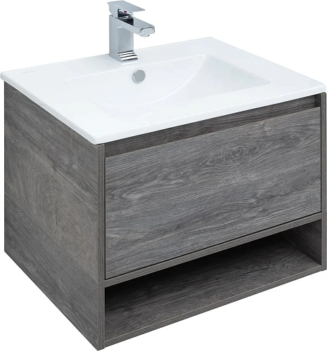 Тумба с раковиной STWORKI Карлстад 60 дуб рошелье 418832 Тумба с раковиной STWORKI Карлстад 60 дуб рошелье 418832