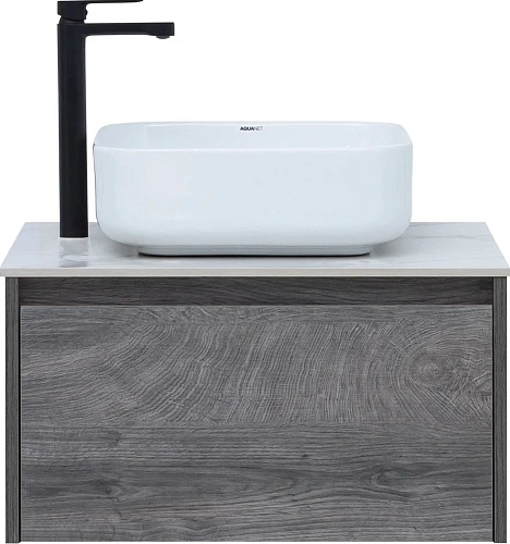 Тумба с раковиной STWORKI Карлстад 60 дуб рошелье, монте тиберио, с отверстием под смеситель в столе 425095 Тумба с раковиной STWORKI Карлстад 60 дуб рошелье, монте тиберио, с отверстием под смеситель в столе 425095