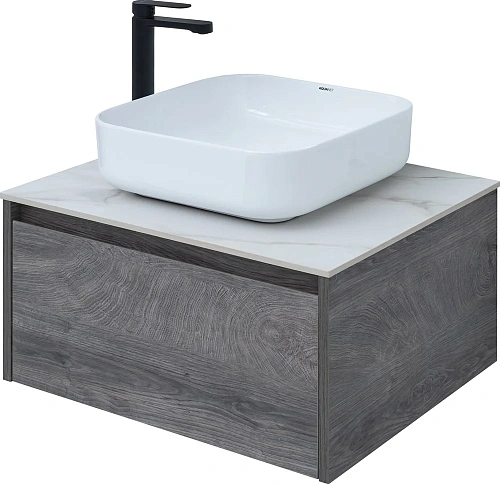 Тумба с раковиной STWORKI Карлстад 60 дуб рошелье, монте тиберио, с отверстием под смеситель в столе 425095 Тумба с раковиной STWORKI Карлстад 60 дуб рошелье, монте тиберио, с отверстием под смеситель в столе 425095