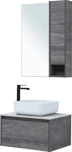 Тумба с раковиной STWORKI Карлстад 60 дуб рошелье, монте тиберио, с отверстием под смеситель в столе 425095 Тумба с раковиной STWORKI Карлстад 60 дуб рошелье, монте тиберио, с отверстием под смеситель в столе 425095