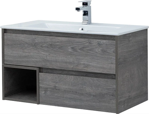 Тумба с раковиной STWORKI Карлстад 90 дуб рошелье 421757 Тумба с раковиной STWORKI Карлстад 90 дуб рошелье 421757