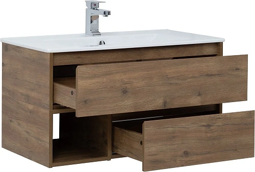 Тумба с раковиной STWORKI Карлстад 90 дуб рустикальный 421760 Тумба с раковиной STWORKI Карлстад 90 дуб рустикальный 421760