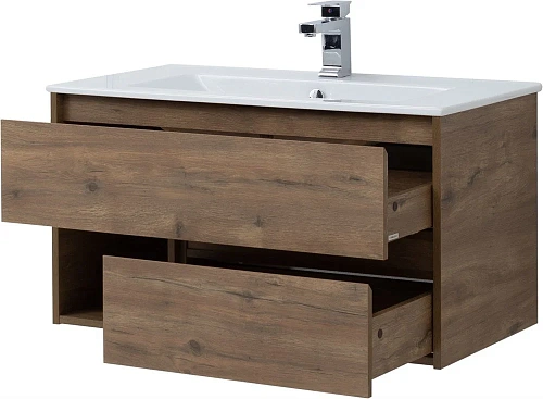 Тумба с раковиной STWORKI Карлстад 90 дуб рустикальный 421760 Тумба с раковиной STWORKI Карлстад 90 дуб рустикальный 421760