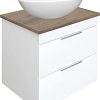 Тумба с раковиной STWORKI Копенгаген 60 белая, с раковиной STWORKI Moduo 55 Leaf 584887 Тумба с раковиной STWORKI Копенгаген 60 белая, с раковиной STWORKI Moduo 55 Leaf 584887