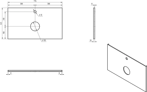 Тумба с раковиной STWORKI Копенгаген 80 белая, с раковиной STWORKI Moduo 50 Square 584905 Тумба с раковиной STWORKI Копенгаген 80 белая, с раковиной STWORKI Moduo 50 Square 584905