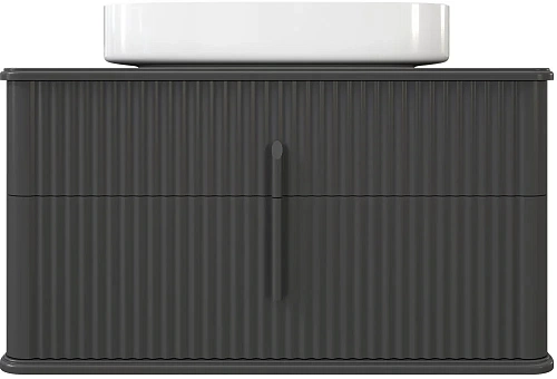 Тумба с раковиной STWORKI Молде 95 антрацит, со столешницей 579550 Тумба с раковиной STWORKI Молде 95 антрацит, со столешницей 579550