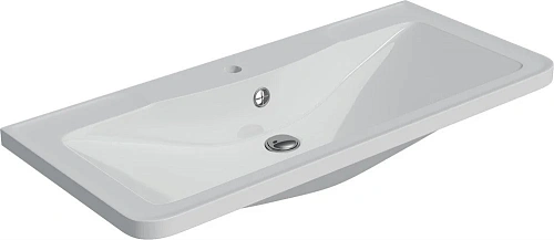 Тумба с раковиной STWORKI Монтре 100 белая 555337 Тумба с раковиной STWORKI Монтре 100 белая 555337