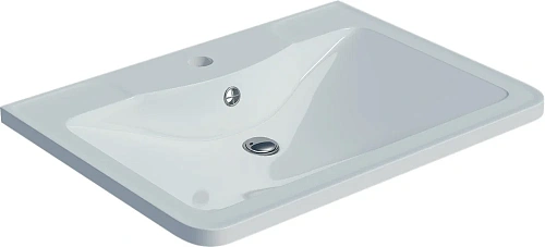 Тумба с раковиной STWORKI Монтре 60 белая 432001 Тумба с раковиной STWORKI Монтре 60 белая 432001