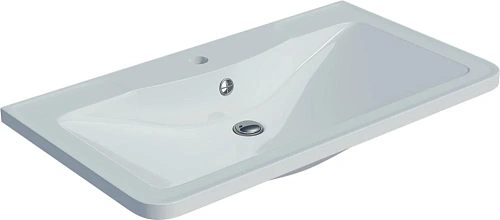 Тумба с раковиной STWORKI Монтре 80 белая 432024 Тумба с раковиной STWORKI Монтре 80 белая 432024