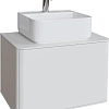 Тумба с раковиной STWORKI Ноттвиль 60 белая, без выреза под смеситель 444530 Тумба с раковиной STWORKI Ноттвиль 60 белая, без выреза под смеситель 444530