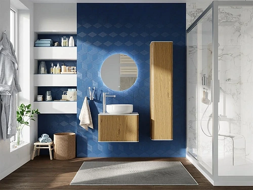 Тумба с раковиной STWORKI Ноттвиль 60 дуб верона, с отверстием под смеситель 414394 Тумба с раковиной STWORKI Ноттвиль 60 дуб верона, с отверстием под смеситель 414394