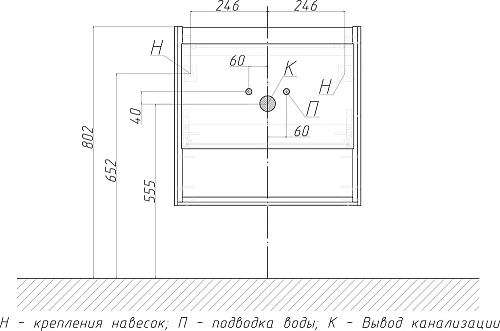 Тумба с раковиной STWORKI Ольтен 60 белая, дуб сонома 415156 Тумба с раковиной STWORKI Ольтен 60 белая, дуб сонома 415156