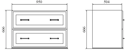 Тумба с раковиной STWORKI Хадстен 100 серая 540904 Тумба с раковиной STWORKI Хадстен 100 серая 540904