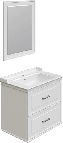 Тумба с раковиной STWORKI Хадстен 80 белая 540887 Тумба с раковиной STWORKI Хадстен 80 белая 540887