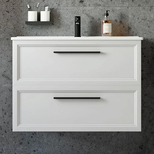 Тумба с раковиной STWORKI Эстерсунд 90 белая матовая 440894 Тумба с раковиной STWORKI Эстерсунд 90 белая матовая 440894