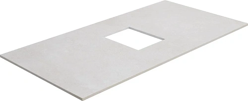 Тумба с раковиной STWORKI Эстерсунд 90 белая матовая, простоун беж 460311 Тумба с раковиной STWORKI Эстерсунд 90 белая матовая, простоун беж 460311