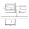 Тумба с раковиной Villeroy & Boch Subway 2.0 A69600FQ + 71758001 (A696 00 FQ+7175 80 01) Oak Graphit A69600FQ+71758001 Тумба с раковиной Villeroy & Boch Subway 2.0 A69600FQ + 71758001 (A696 00 FQ+7175 80 01) Oak Graphit A69600FQ+71758001