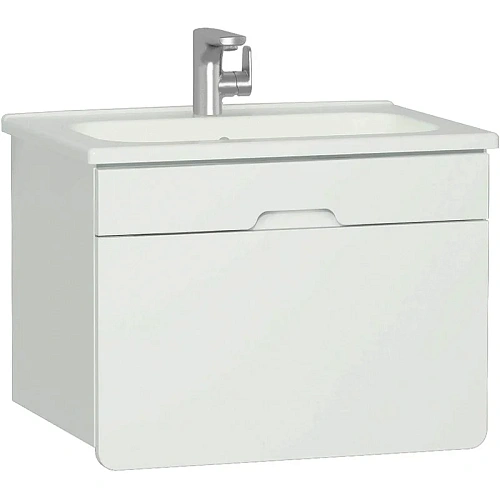 Тумба с раковиной Vitra D-Light 70 58131, белый матовый Тумба с раковиной Vitra D-Light 70 58131, белый матовый