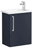 Тумба с раковиной Vitra Root 45 см 68064 матовый темно-синий, правая