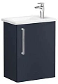Тумба с раковиной Vitra Root 45 см 68064 матовый темно-синий, правая Тумба с раковиной Vitra Root 45 см 68064 матовый темно-синий, правая