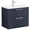 Тумба с раковиной Vitra Root 80 см 68287 матовый темно-синий Тумба с раковиной Vitra Root 80 см 68287 матовый темно-синий