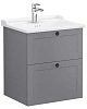 Тумба с раковиной Vitra Root Classic 60 см 68850 матовая серая