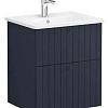 Тумба с раковиной Vitra Root Groove 60 см 69420 матовая темно-синяя Тумба с раковиной Vitra Root Groove 60 см 69420 матовая темно-синяя
