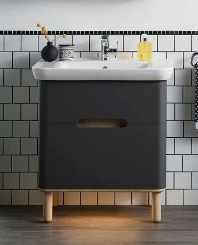 Тумба с раковиной Vitra Sento 65 см 60834 с LED подсветкой и датчиком движения Тумба с раковиной Vitra Sento 65 см 60834 с LED подсветкой и датчиком движения