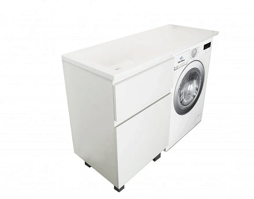 Тумба с раковиной Эстет Dallas Luxe ФР-00002298 1150х482 левая, напольная 2 ящика Тумба с раковиной Эстет Dallas Luxe ФР-00002298 1150х482 левая, напольная 2 ящика