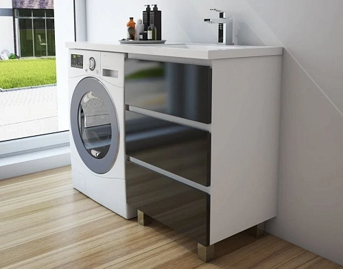 Тумба с раковиной Эстет Dallas Luxe ФР-00001923 1200х482 правая, напольная 3 ящика Тумба с раковиной Эстет Dallas Luxe ФР-00001923 1200х482 правая, напольная 3 ящика