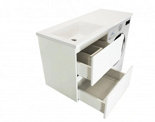 Тумба с раковиной Эстет Dallas Luxe ФР-00002923 1400х482 левая, подвесная 2 ящика Тумба с раковиной Эстет Dallas Luxe ФР-00002923 1400х482 левая, подвесная 2 ящика
