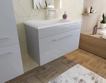 Тумба с раковиной Эстет Elin ФР-00003349 800х370 подвесная 1 ящик Тумба с раковиной Эстет Elin ФР-00003349 800х370 подвесная 1 ящик