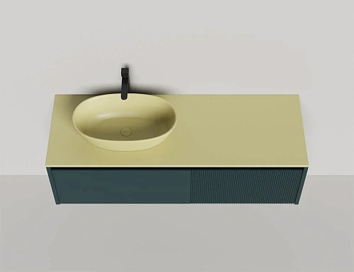 Тумба со столешницей Salini Domino 1600 27D.СС.100.060.E эмаль влагостойкий мдф Тумба со столешницей Salini Domino 1600 27D.СС.100.060.E эмаль влагостойкий мдф