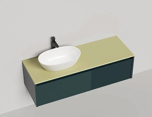 Тумба со столешницей Salini Domino 1600 27D.СС.100.060.E эмаль влагостойкий мдф Тумба со столешницей Salini Domino 1600 27D.СС.100.060.E эмаль влагостойкий мдф