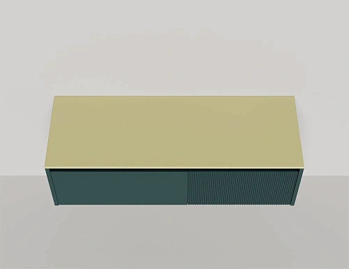 Тумба со столешницей Salini Domino 1600 27D.СС.100.060.E эмаль влагостойкий мдф Тумба со столешницей Salini Domino 1600 27D.СС.100.060.E эмаль влагостойкий мдф