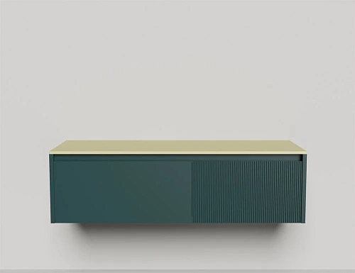 Тумба со столешницей Salini Domino 1600 27D.СС.100.060.E эмаль влагостойкий мдф Тумба со столешницей Salini Domino 1600 27D.СС.100.060.E эмаль влагостойкий мдф