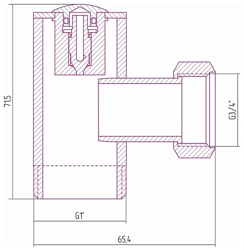 Уголок Сунержа 1 нар.р. - 3/4 н/г 032-1511-0134 Матовое золото Уголок Сунержа 1 нар.р. - 3/4 н/г 032-1511-0134 Матовое золото