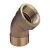Угольник Viega 264185 НВ 45° бронза 3/4