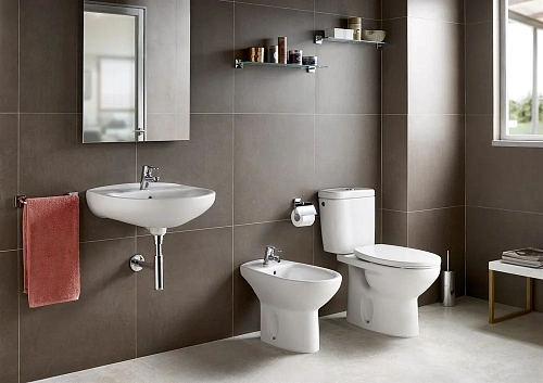 Унитаз напольный Roca Mitos с косым выпуском 34Q39A000 Унитаз напольный Roca Mitos с косым выпуском 34Q39A000