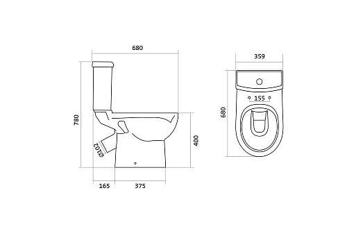 Унитаз напольный Santek Юнион 1WH302420 компакт 1.WH30.2.420 Унитаз напольный Santek Юнион 1WH302420 компакт 1.WH30.2.420