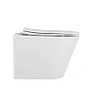 Унитаз подвесной ABBER Bequem AC1102MW белый матовый, безободковый с крышкой микролифт Унитаз подвесной ABBER Bequem AC1102MW белый матовый, безободковый с крышкой микролифт
