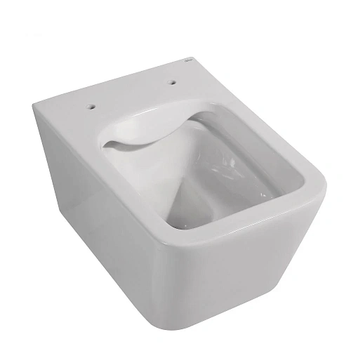 Унитаз подвесной ABBER Rechteck AC1201 белый, безободковый с крышкой микролифт Унитаз подвесной ABBER Rechteck AC1201 белый, безободковый с крышкой микролифт