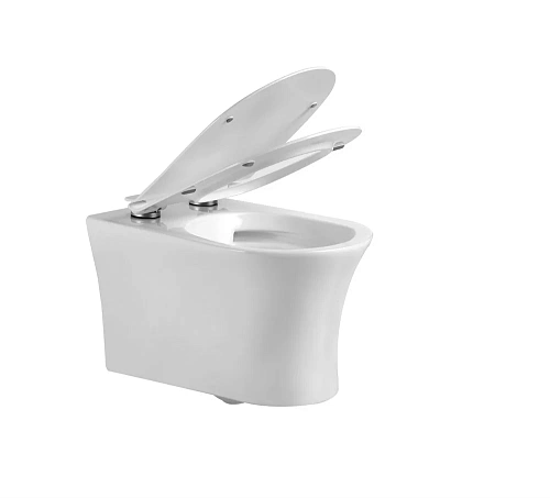 Унитаз подвесной Agger AT01100 безободковый, сиденье с микролифтом Унитаз подвесной Agger AT01100 безободковый, сиденье с микролифтом