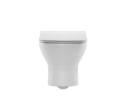 Унитаз подвесной Agger AT02100 безободковый, сиденье с микролифтом Унитаз подвесной Agger AT02100 безободковый, сиденье с микролифтом