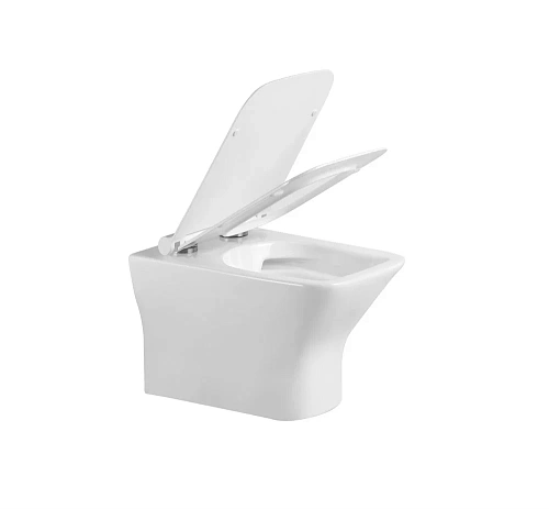 Унитаз подвесной Agger AT02100 безободковый, сиденье с микролифтом Унитаз подвесной Agger AT02100 безободковый, сиденье с микролифтом