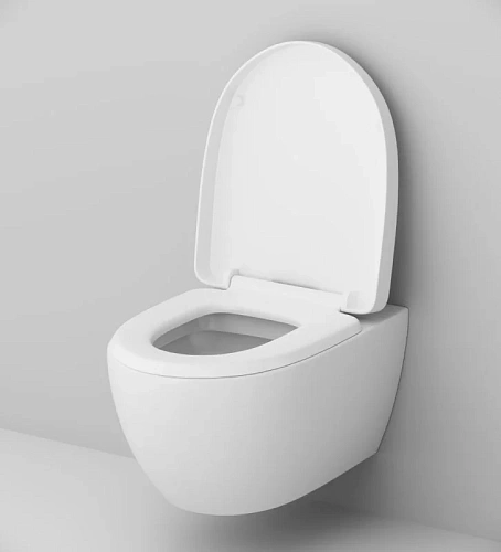 Унитаз подвесной AM.PM Awe C111738SC Крышка-сиденье Унитаз подвесной AM.PM Awe C111738SC Крышка-сиденье